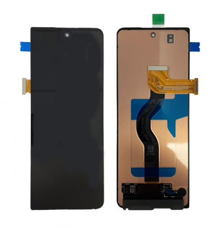 FOLD - Ecran Display EXTERIOR Samsung F936 / Z Fold 4 5G 2022 ORIGINAL Service Pack - NEGRU