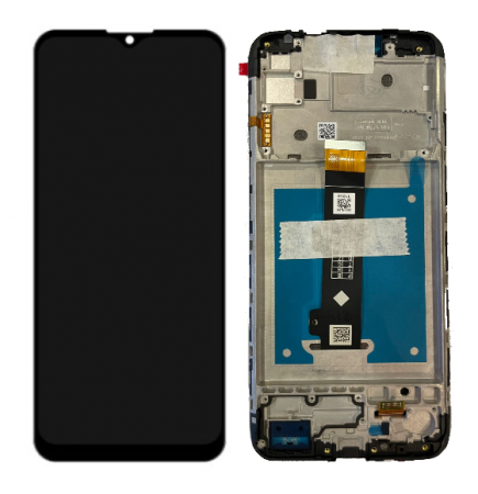 E20 - Ecran Lcd Display MOTOROLA E20 cu rama ORIGINAL Service Pack - NEGRU
