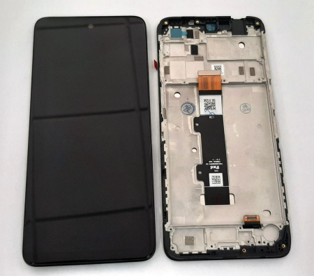 Ecrane Pentru MOTOROLA - Ecran Lcd Display MOTOROLA G22 ORIGINAL Service Pack cu RAMA - NEGRU / BLACK  XT2231-2