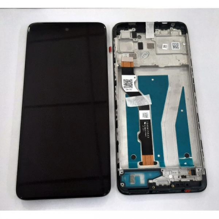 G60 S - Ecran Lcd Display MOTOROLA G60s ORIGINAL Service Pack cu RAMA - NEGRU / BLACK XT2133-2