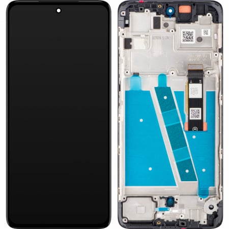 G72 - Ecran Lcd Display MOTOROLA MOTO G72 Compatibil FARA RAMA - NEGRU / BLACK / XT2255-1 .