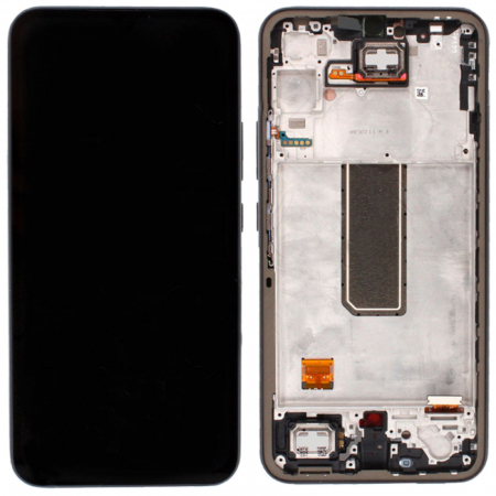 Galaxy A - Ecran  Display Samsung A34 5G 2023 / A346 - ORIGINAL Service Pack cu RAMA NEGRU