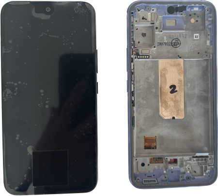 A54 5G 2023 / A546 - Ecran  Display Samsung A54 5G 2023 / A546 - ORIGINAL Service Pack cu Rama - VIOLET DESCHIS