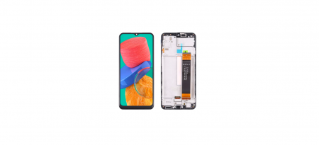 M336B / M33 5G 2022 - Ecran LCD Display SAMSUNG Galaxy M336B / M33 5G 2022 M236B / M23 5G /  - ORIGINAL SERVICE PACK cu rama  - NEGRU / BLACK