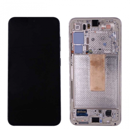 S23 Plus 5G 2023 / S916 - Ecran Display Samsung S916 / S23 Plus 5G 2023  - ORIGINAL Service Pack Cu Rama - VIOLET / ROZ DESCHIS