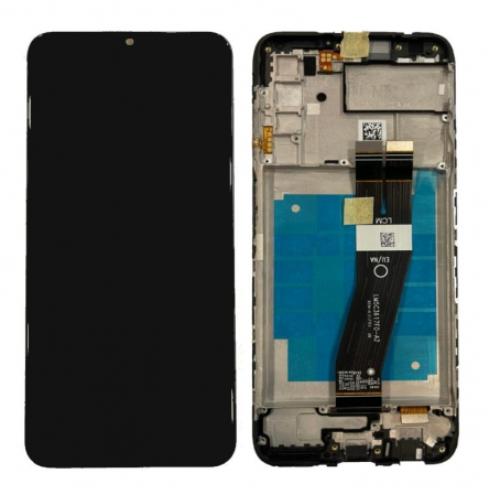 A03s 2021 / A037 - Ecran Display Samsung A037G / A03s 2021 ORIGINAL Service Pack - NEGRU