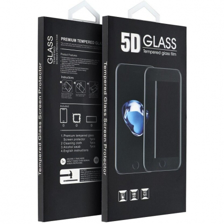 Folii Samsung - FOLIE Sticlă securizată 5D pentru SAMSUNG A72 5G / A725 / A726  - cu marginea NEAGRA