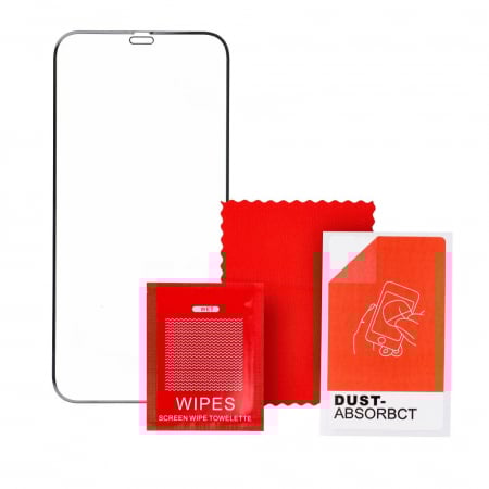 FOLIE Sticlă securizată 6D PRO Compatibil Cu IPHONE XR / 11 BLACK [2]