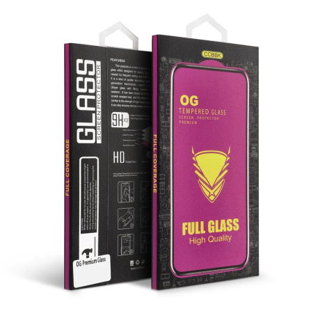 Folii XIAOMI - FOLIE Sticlă securizată OG Premium Compatibil Cu XIAOMI Redmi Note 13 5G / Redmi Note 13 Pro 4G - Neagra