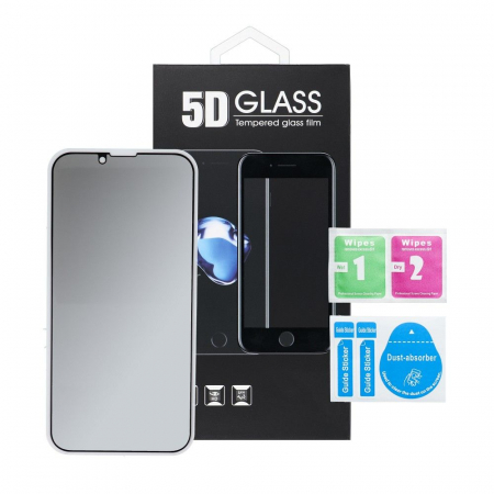 Folii iphone - Folie Sticla Securizata PRIVACY pentru IPHONE XS MAX  / 11 PRO MAX   - Black