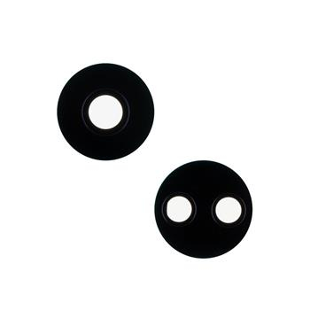 Piese COMPATIBILE CU HUAWEI - Geam camera HONOR X7a doar sticla cu adeziv - NEGRU / BLACK