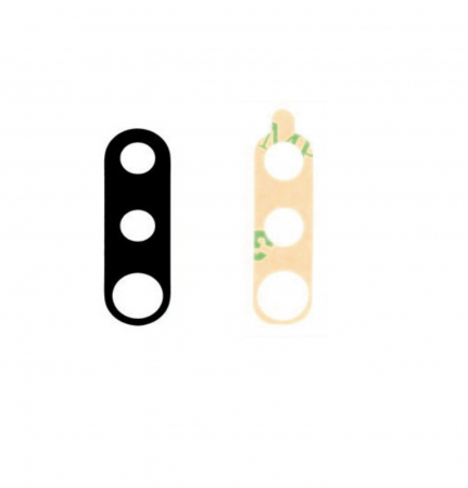Piese SAMSUNG - Geam CAMERA Samsung Galaxy A30s / A307 - Black  doar sticla cu adeziv.