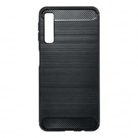 Huse SAMSUNG - Husa CARBON CASE COMPATIBIL Cu Samsung A7 2018 / A750 - NEGRU