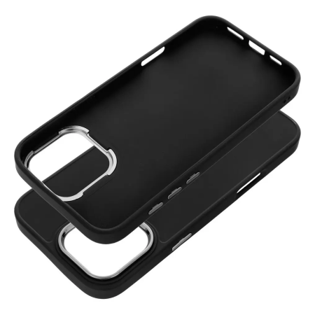 Husa Silicon Frame Compatibil Cu Iphone 16 Pro Max - NEGRU [1]