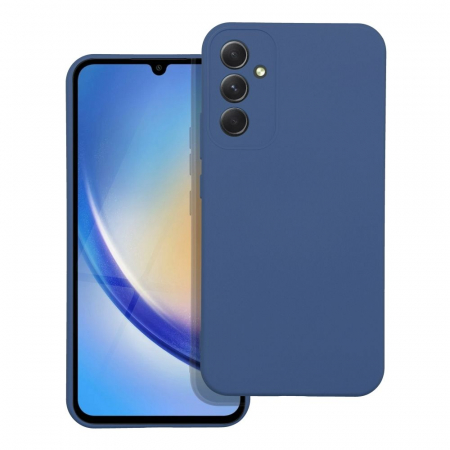Huse SAMSUNG - Husa Matt TPU silicon case Samsung  A34 5G / A346 - ALBASTRU