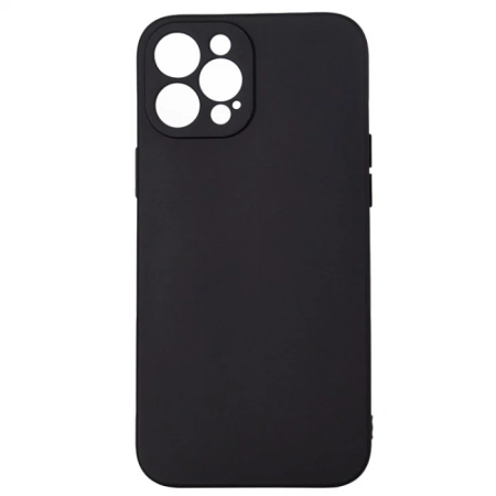 Huse IPHONE - Husa Matt TPU silicon IPHONE 12 Pro MAX  NEGRU