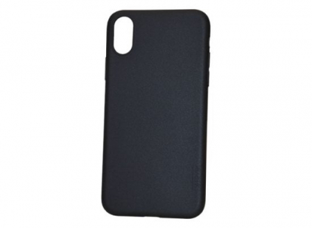 Huse IPHONE - Husa Matt TPU silicon IPHONE XS MAX NEGRU