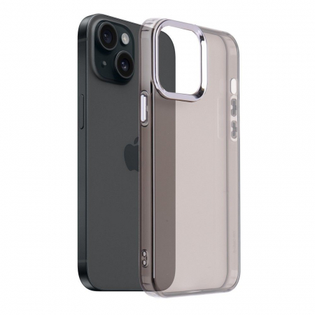 Huse IPHONE - Husa PEARL CASE Iphone 15 - TRANSPARENT / NEGRU