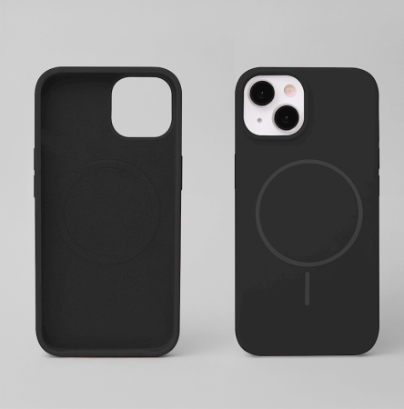 Husa SILICONE THIN MAG CASE COMPATIBIL CU IPHONE 15 - NEGRU [1]