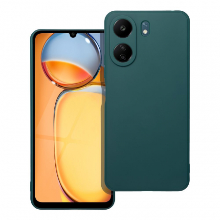 Huse XIAOMI - Husa Silicon MATT CASE Compatibil Cu XIAOMI Redmi 13C / Poco C65 - VERDE INCHIS