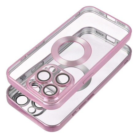 Husa Silicon Case Glam COMPATIBIL Cu IPHONE 14 PRO - ROSE PINK [1]