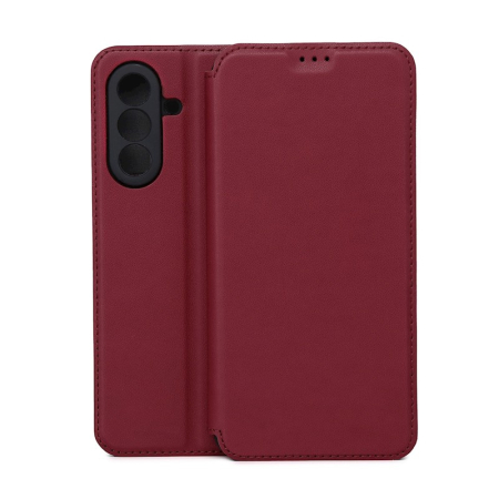 Huse SAMSUNG - Husa Smart Touch Compatibil cu Samsung A56 5G / A566 - Visiniu / Red / husa carte