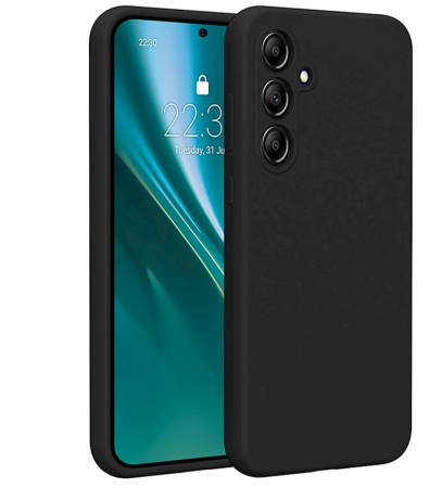 Huse Telefoane - Husa ETTERI Silicone Case  COMPATIBIL CU SAMSUNG A35 5G / A356 - NEGRU