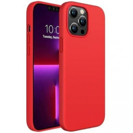 Huse Telefoane - Husa silicon case IPHONE 14 PRO MAX -  ROSU RED