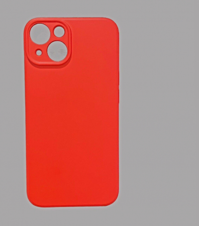 Huse Telefoane - HUSA silicon case pentru Iphone 14 - PEACH PORTOCALIU ROSU .