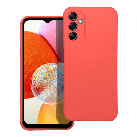 Huse SAMSUNG - Husa SILICON CASE Samsung Galaxy A14 5G / A14 4G / A145 - PEACH