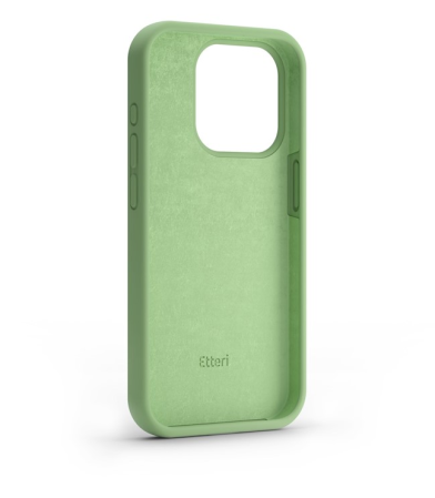 Husa ETTERI Silicone Case  COMPATIBIL CU IPHONE 15 Pro Max - LIGHT GREEN [1]