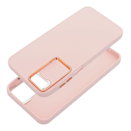 Husa Silicon Frame Compatibil Cu Samsung S25 FE / S731 - ROZ [1]