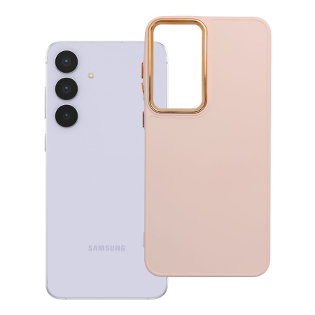 Huse SAMSUNG - Husa Silicon Frame Compatibil Cu Samsung S25 FE / S731 - ROZ