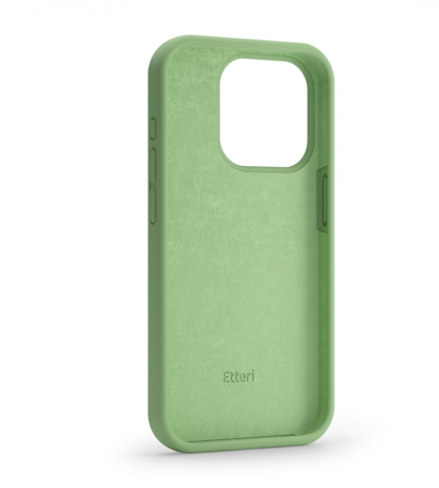 Husa ETTERI Silicone Case  COMPATIBIL CU IPHONE 14 - LIGHT GREEN [1]