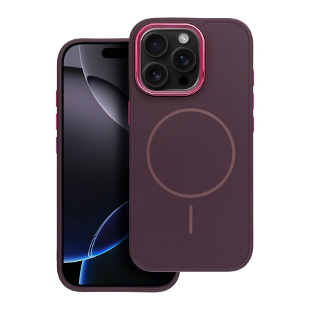 Huse Telefoane - Husa Silicon Frame Mag Cover Compatibil Cu Iphone 15 - MOV