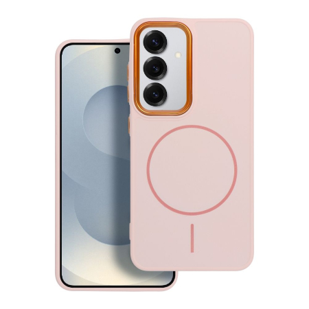 Huse SAMSUNG - Husa Silicon Frame Mag Cover Compatibil Cu Samsung A17 4G-5G / A175 / A176 - ROZ