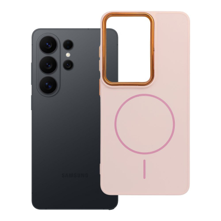 Huse SAMSUNG - Husa Silicon Frame Mag Cover Compatibil Cu Samsung S26 ULTRA / S948 - ROZ
