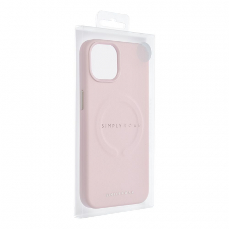 Huse IPHONE - Husa Leather Mag Cover IPHONE 12 - ROZ