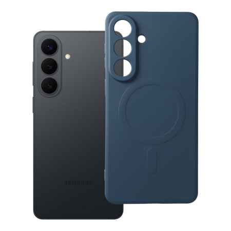 Huse SAMSUNG - Husa Silicon Mag Cover MagSafe Compatibil Cu Samsung  S26 PLUS / S946 - ALBASTRU