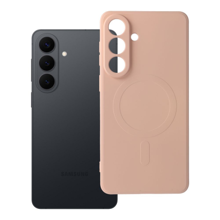 Huse Telefoane - Husa Silicon Mag Cover MagSafe Compatibil Cu Samsung S26 PLUS / S946 - ROZ PUDRA