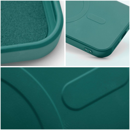 Husa Silicon Mag Cover MagSafe Compatibil Cu Samsung S26 PLUS / S946 - VERDE INCHIS [1]