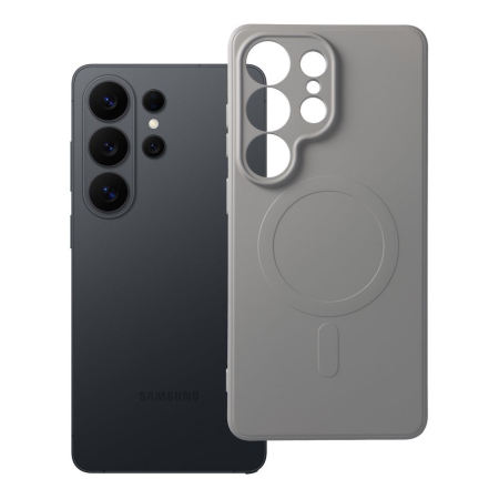 Huse Telefoane - Husa Silicon Mag Cover MagSafe Compatibil Cu Samsung S26 ULTRA /  S948 - GRI TITAN