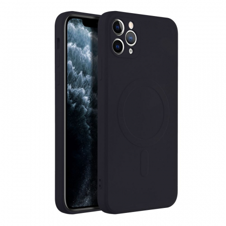 Husa Silicon Mag Cover MagSafe IPHONE 11 PRO MAX - NEGRU [2]