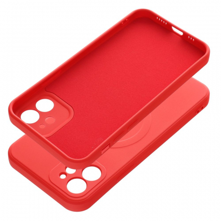 Husa Silicon Mag Cover MagSafe IPHONE 12 - ROSU [1]
