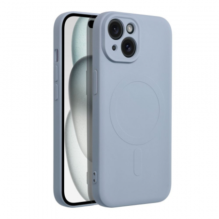 Husa Silicon Mag Cover MagSafe IPHONE 15 - ALBASTRU [2]