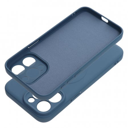 Husa Silicon Mag Cover MagSafe IPHONE 15 PRO MAX - ALBASTRU [1]