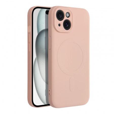 Husa Silicon Mag Cover MagSafe IPHONE 15 - ROZ [2]