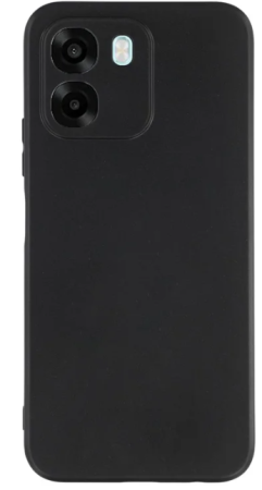 Huse Telefoane - Husa Silicon MATT CASE Compatibil Cu OPPO A6 - NEGRU