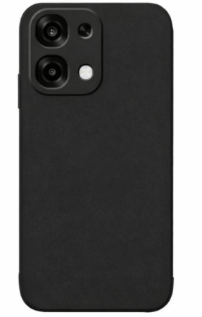 Huse Telefoane - Husa Silicon MATT CASE Compatibil Cu OPPO A6 PRO 5G - NEGRU