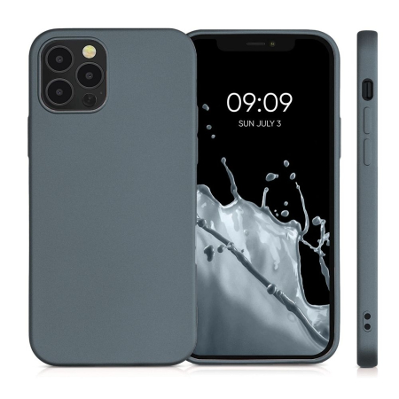 Huse IPHONE - Husa Silicon Metallic Case COMPATIBIL Cu IPHONE 17 PRO - GREY
